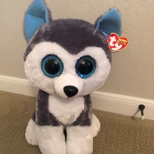 Large Husky dog Beanie Boo